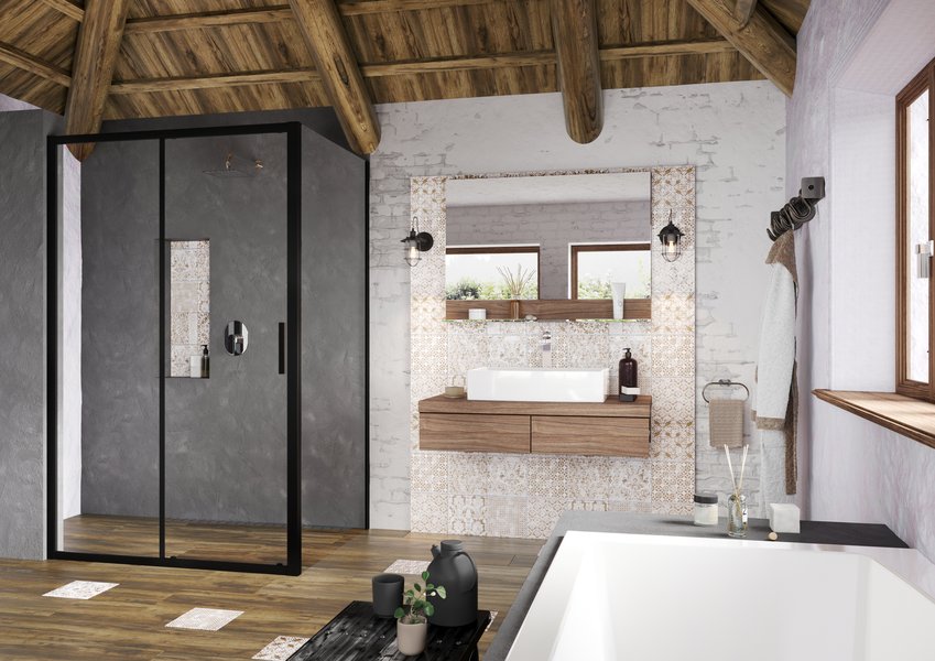 Cabine si usi de dus Blix Slim BLSDP2 BLSPS
