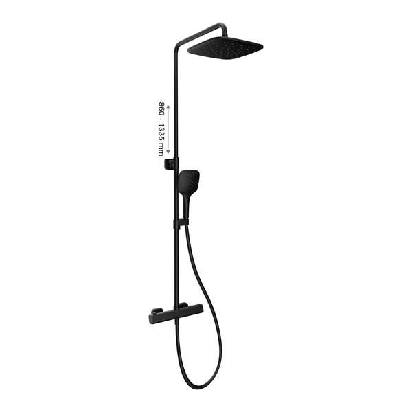 Coloana de dus RAVAK 10° Free black