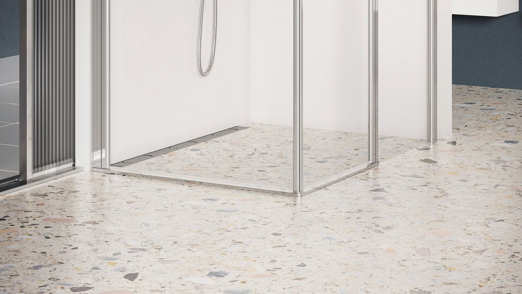 Rigola de scurgere pentru dus RAVAK Chrome din otel