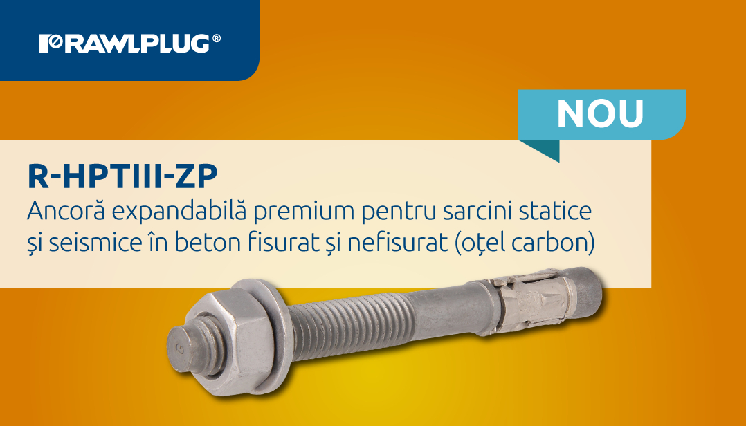 Ancora expandabila premium Rawlplug R-HPTIII-ZP