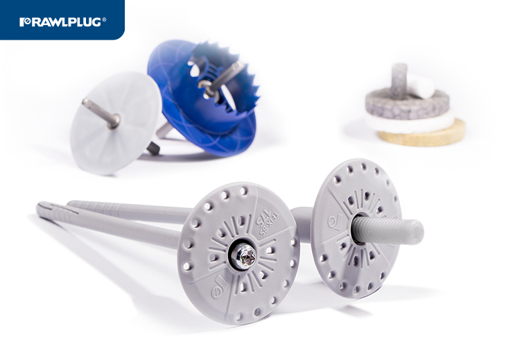 Diblu premium cu cui metalic pentru fixari termoizolante Rawlplug R-TFIX-8S