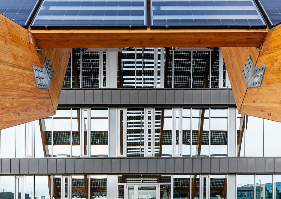 Cladire de birouri cu energie net zero realizata cu sistemele termoactive Uponor