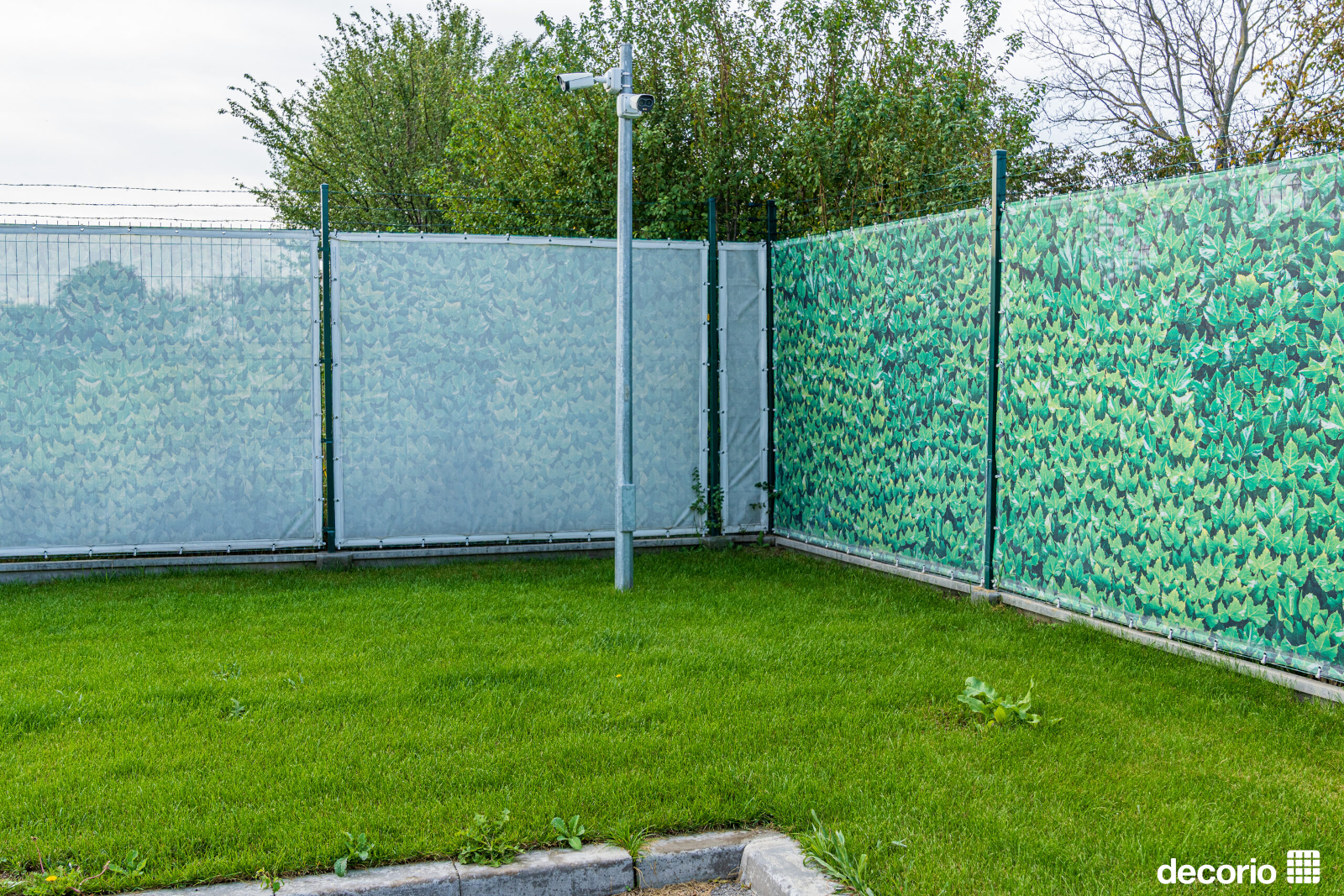 Imprejmuirea primei statii de stocare a energiei din Romania cu produse Decorio