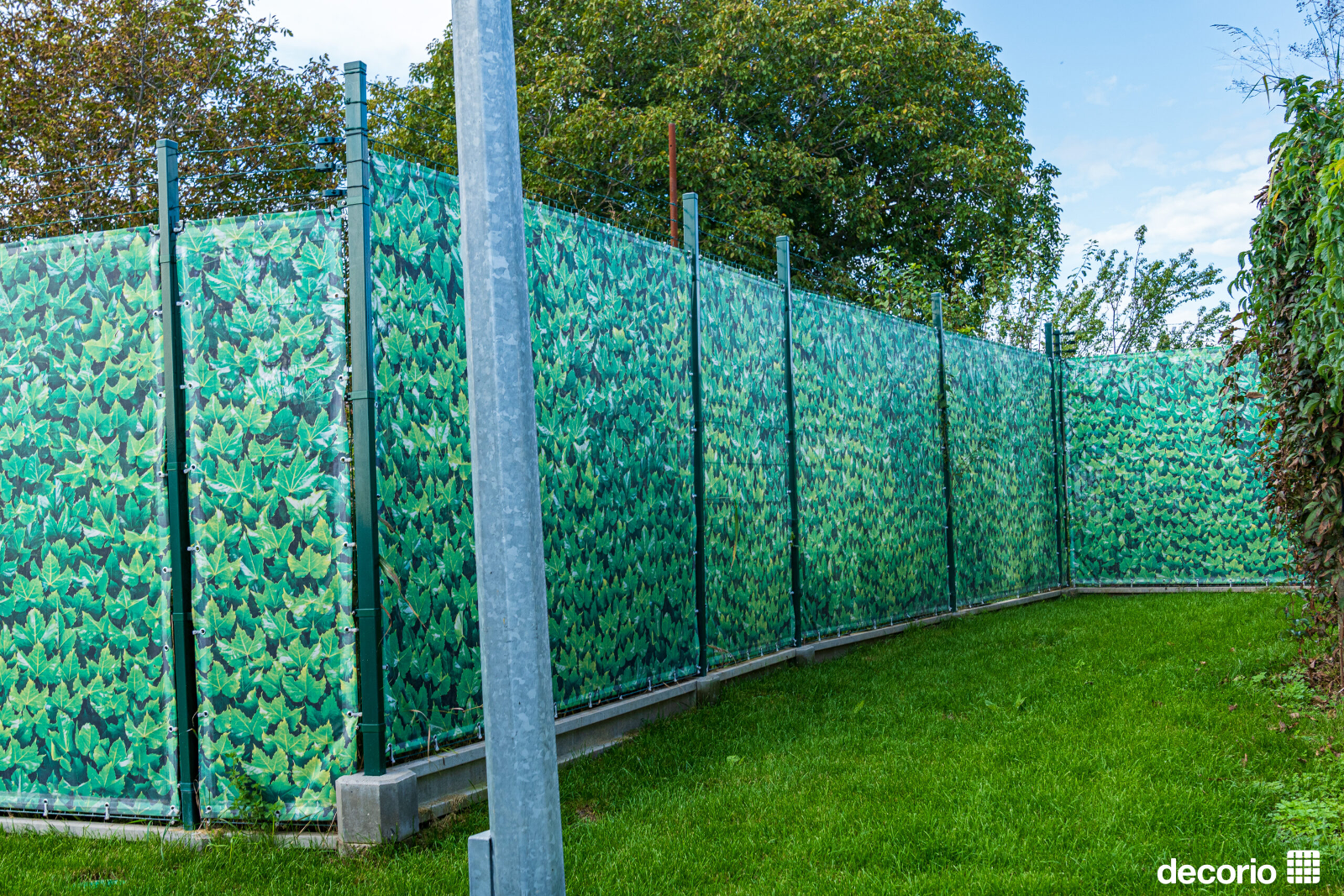Imprejmuirea primei statii de stocare a energiei din Romania cu produse Decorio