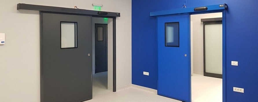 Sistem de usi glisante automate KADRA la noua clinica Opthamax din Ploiesti