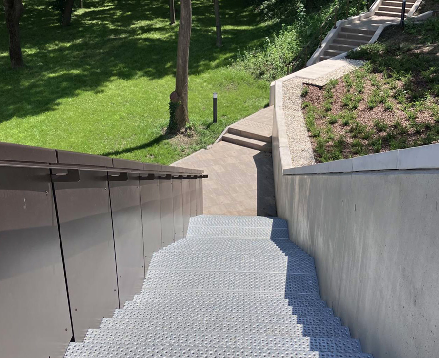 Profilele metalice MEISER STEPHUIT N in “inima verde” a orasului Veszprém