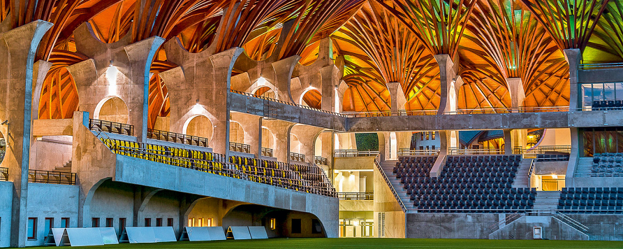 Extraordinary stadium design with MEVA flexible formwork solutions and optimised slab formwork design