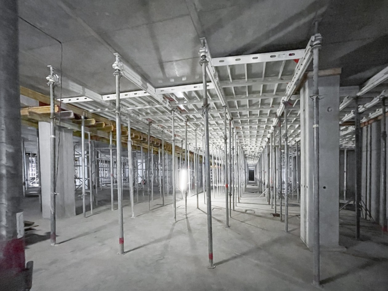 Hospital construction accelerated with the help of MevaDec, MEP and MT 60