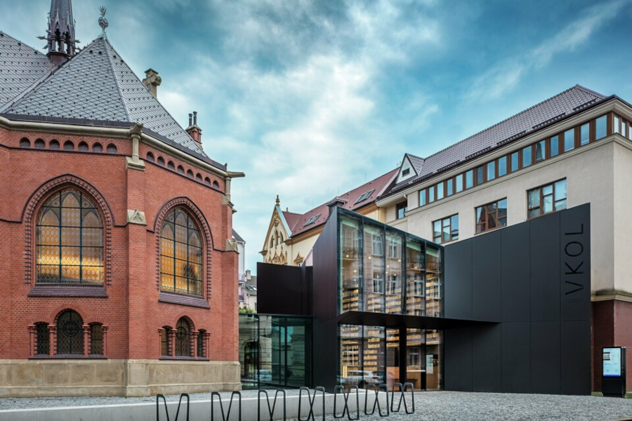 New PREFA Project: Church and library connected in a contemporary way