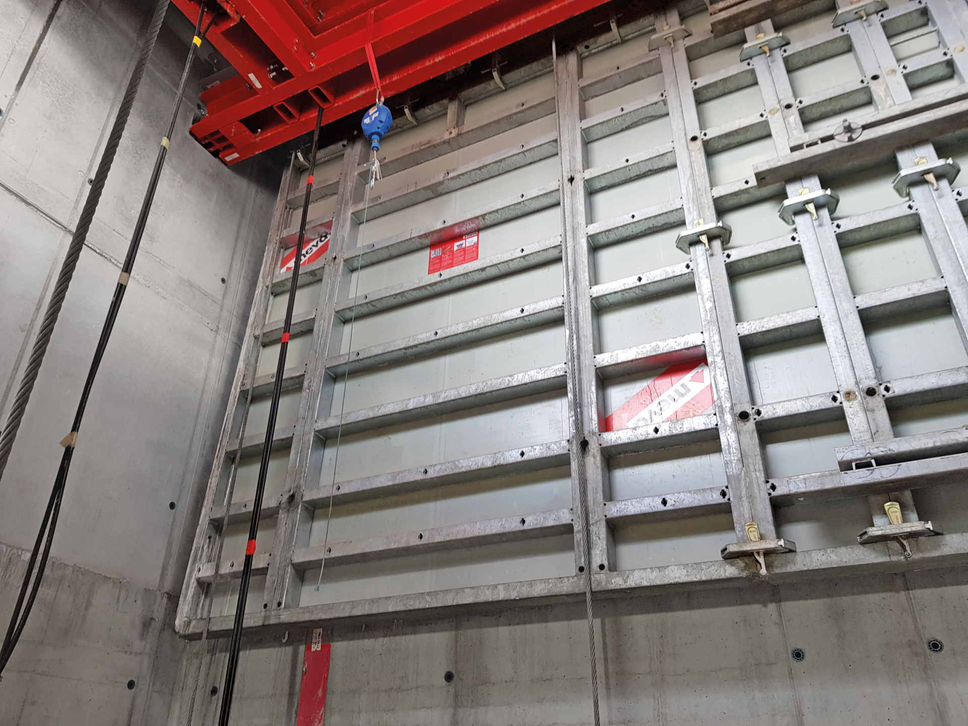Newly built tower blocks in Manchester using MEVA MAC tower formwork system