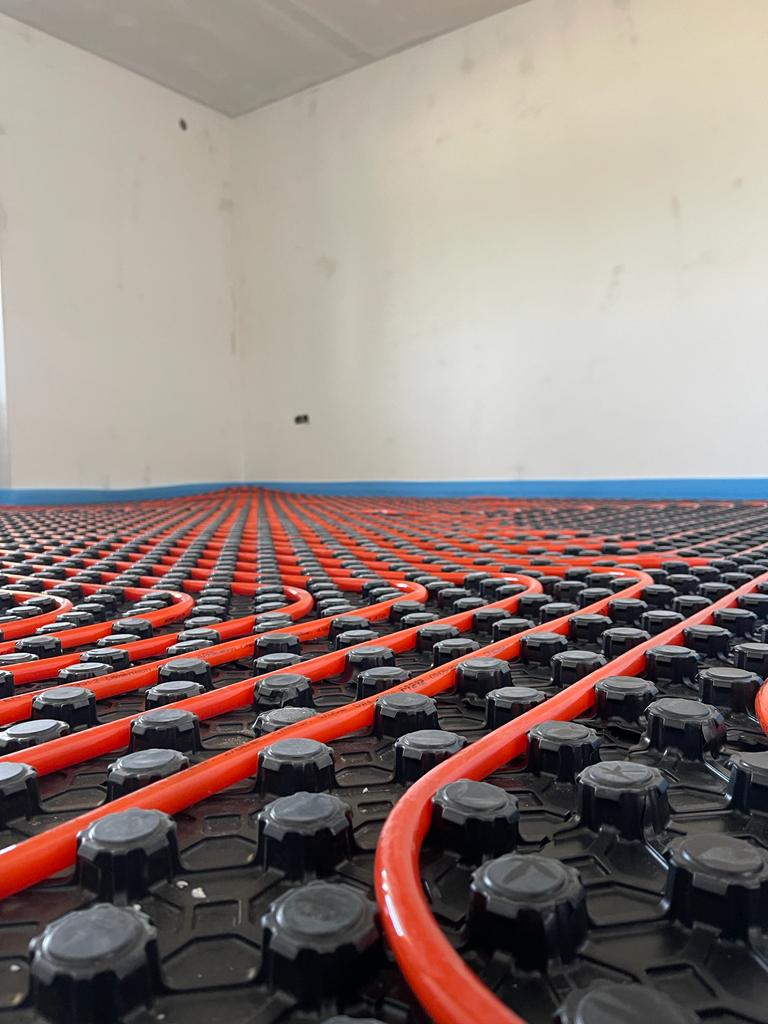 Sistem de incalzire prin pardoseala Pipelife Radopress Watt pentru o locuinta cu suprafata de 130 mp