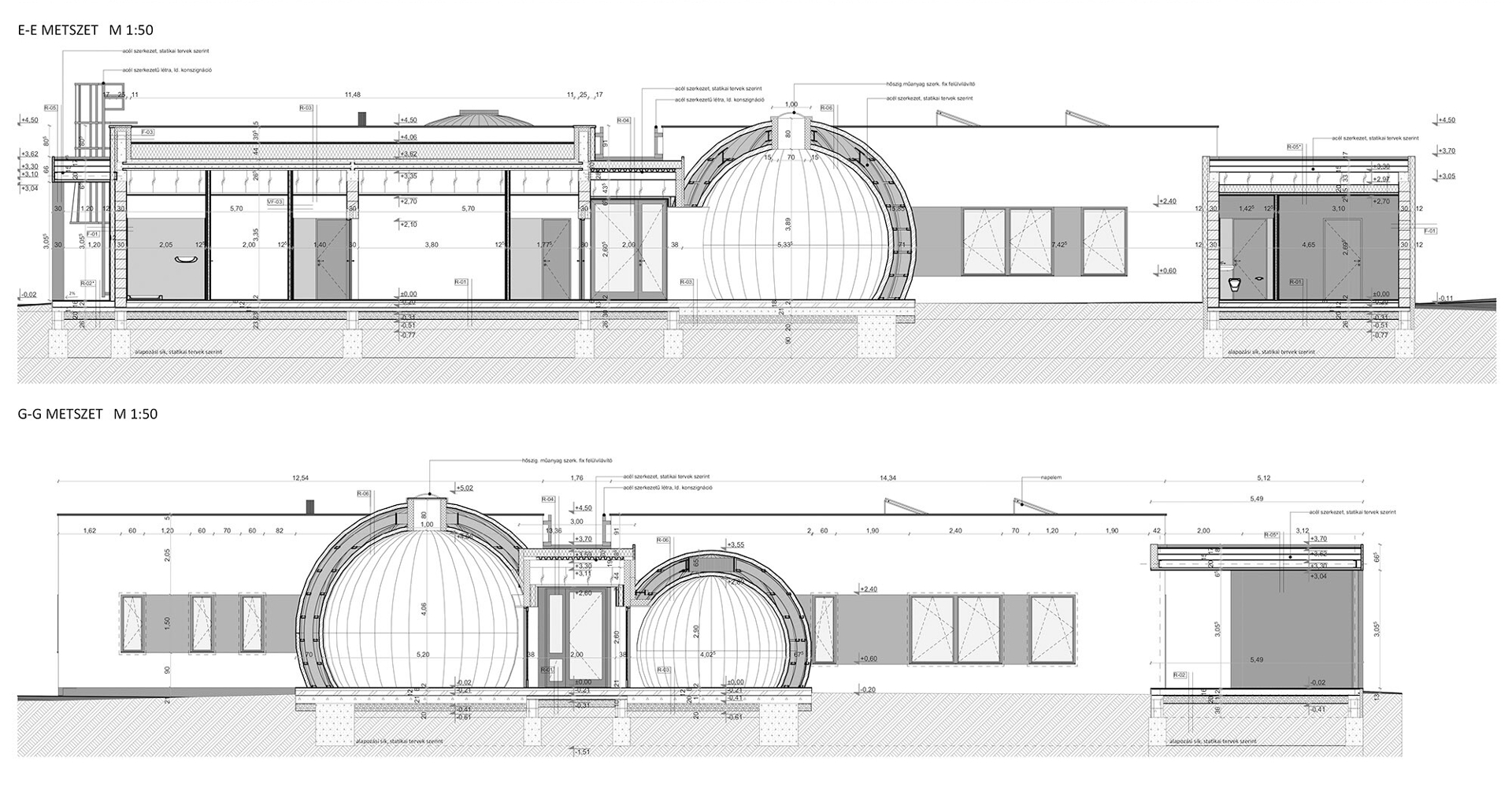 PREFA Prefalz: The “golden spheres” of the new day nursery in Székesfehérvár, Hungary