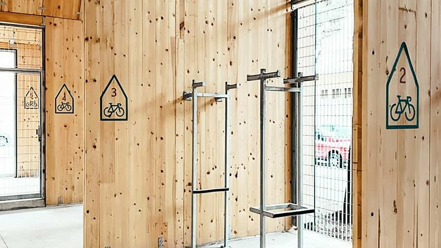 PREFA is supporting soft mobility with the bicycle station in the Southern Italian town of Corato - © Giuseppe Dell’Aquila