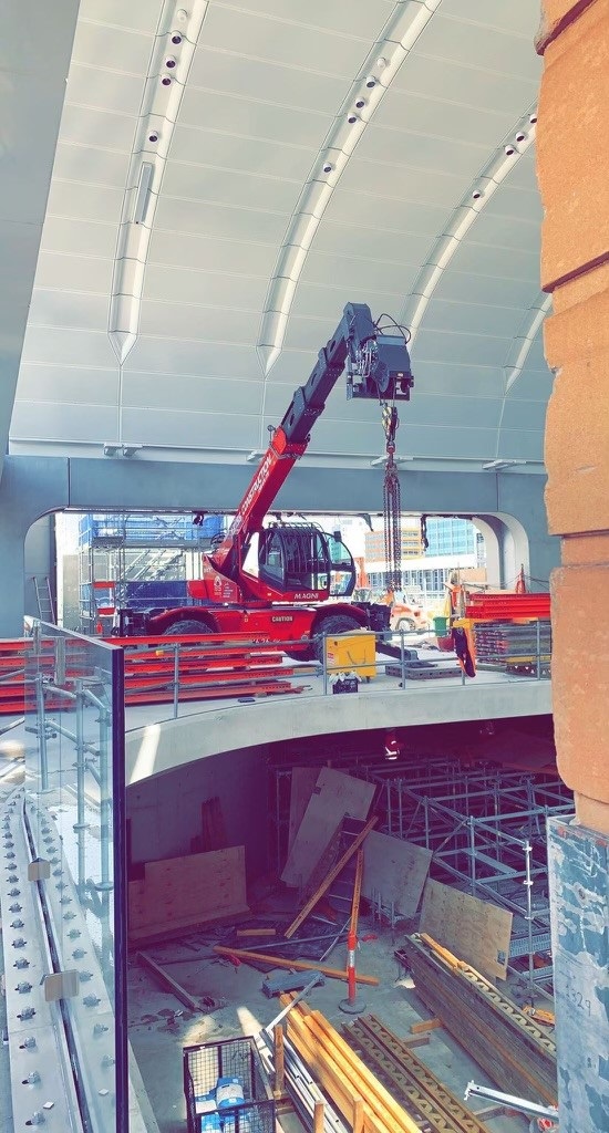 Magni works in the Sydney Metro