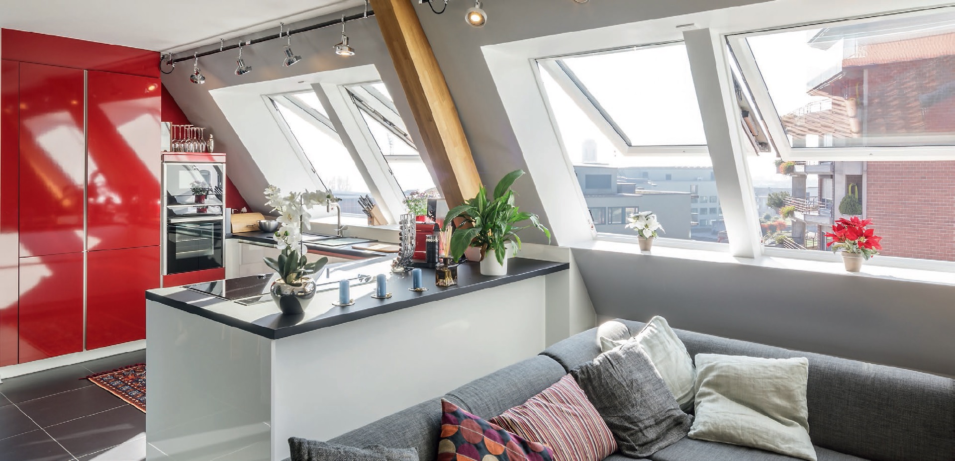 Old residential building renovation Neuchatel, Switzerland
