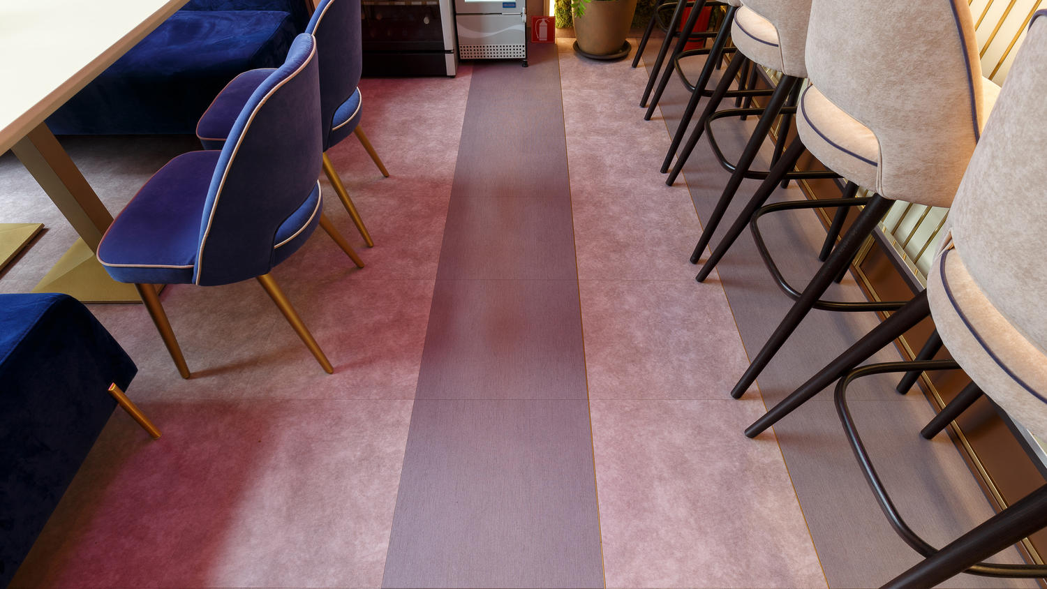Pardoseala Tarkett LVT a completat designul desavarsit al restaurantului Posh, Timisoara