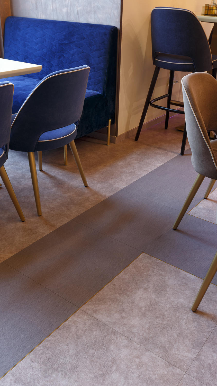 Pardoseala Tarkett LVT a completat designul desavarsit al restaurantului Posh, Timisoara