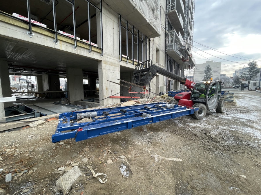 Sistem de parcare de tip parcare automtizata pe orizontala Parking Smart la complexul Maurer Panoramic din Cluj Napoca