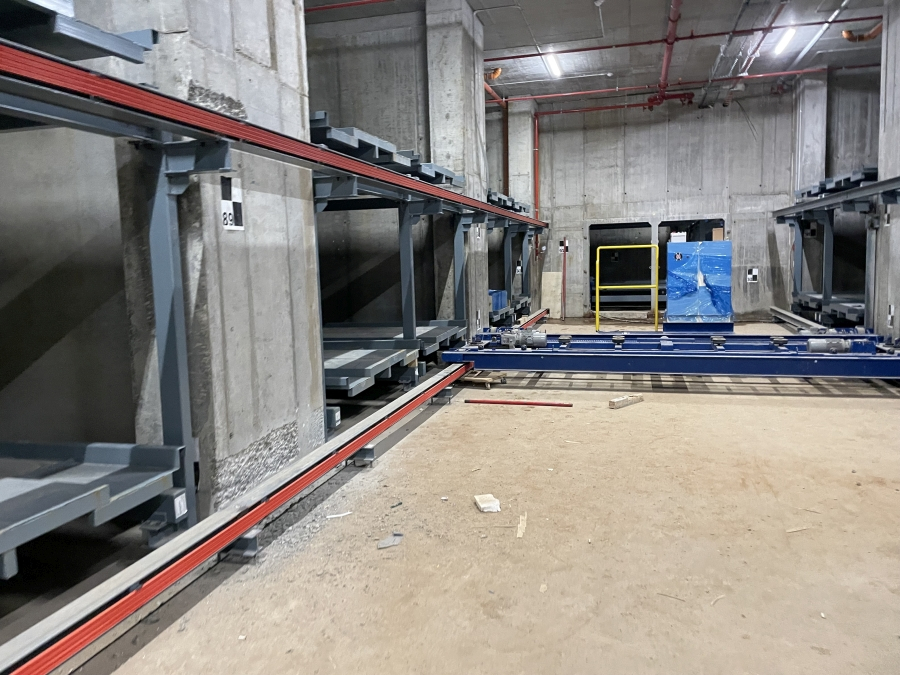 Sistem de parcare de tip parcare automtizata pe orizontala Parking Smart la complexul Maurer Panoramic din Cluj Napoca