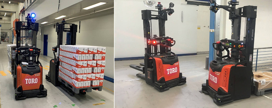 Marfa TORO este manipulata acum de utilajele Toyota fara operatori