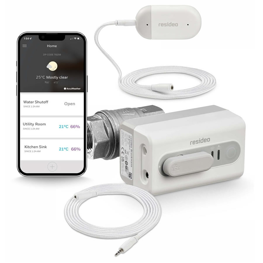 Detector de inundatie L1 Wi-Fi si vana de inchidere L5 Wi-Fi