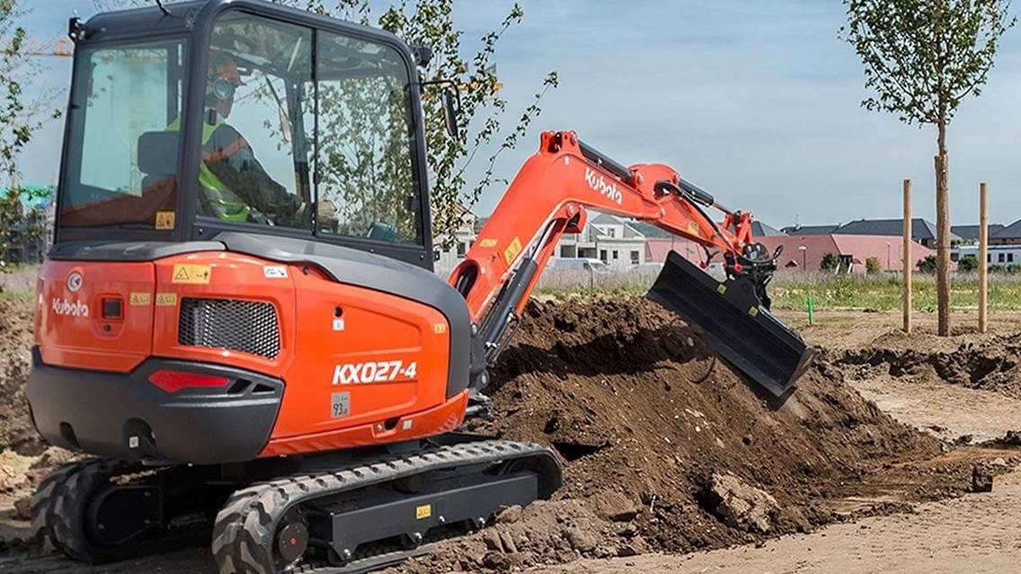 Mini-excavator Kubota KX027-4