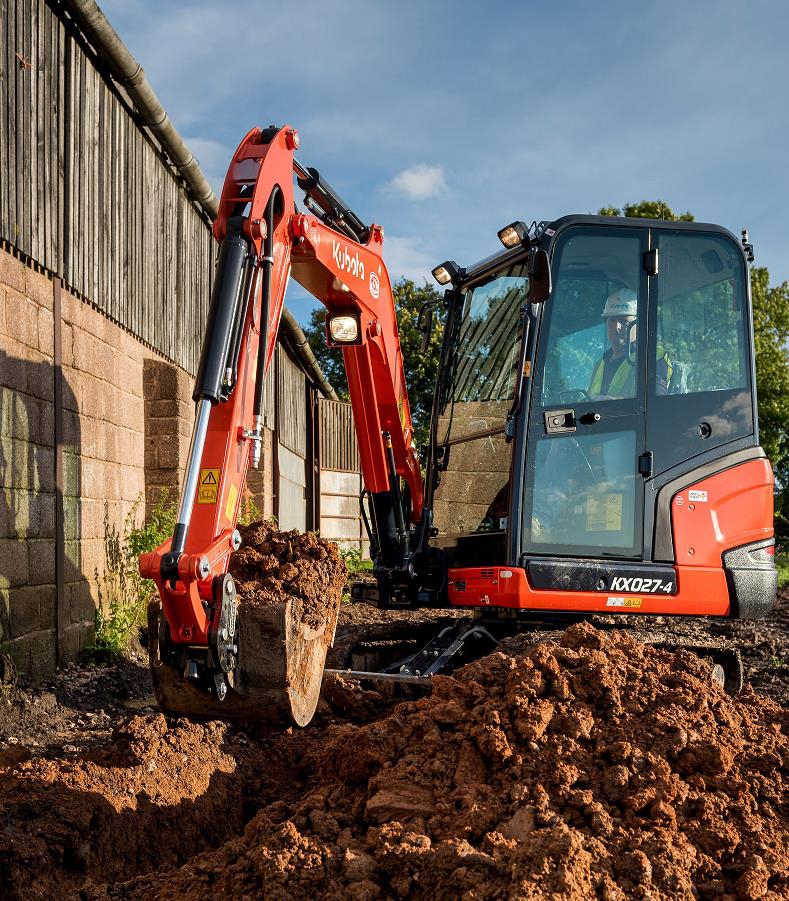 Mini-excavator Kubota KX027-4