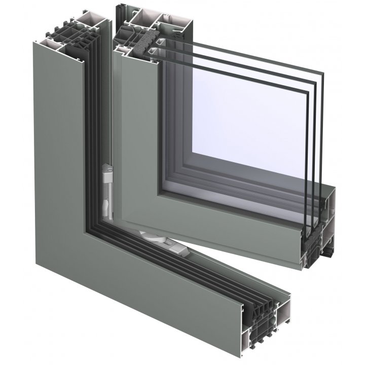 Sistem de fereastra Reynaers MasterLine 8 - Vedere exterioara, pozitie deschisa