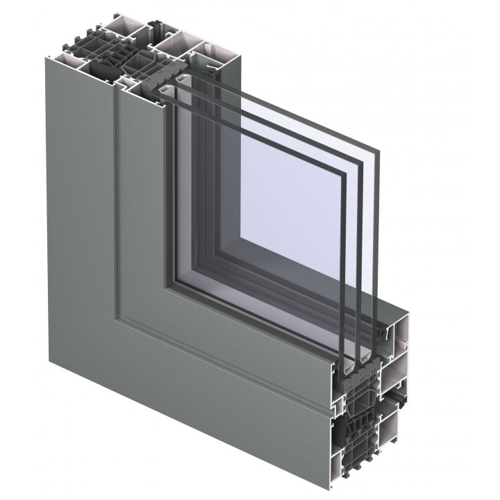 Sistem de fereastra Reynaers MasterLine 8 - Vedere exterioara, pozitie inchisa