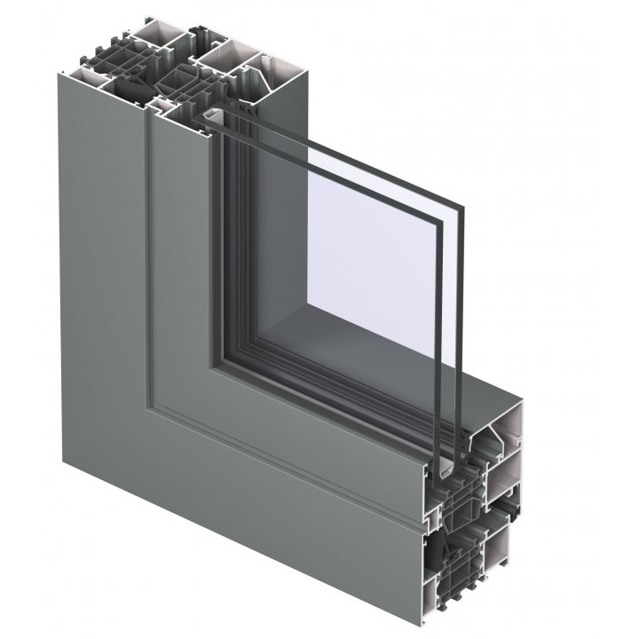 Sistem de fereastra Reynaers MasterLine 8 - Vedere exterioara, pozitie inchisa