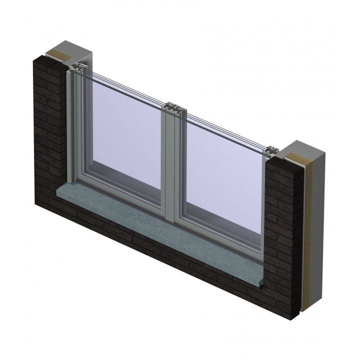 Sistem de usa Reynaers MasterLine 8 - Detaliu usa de balcon