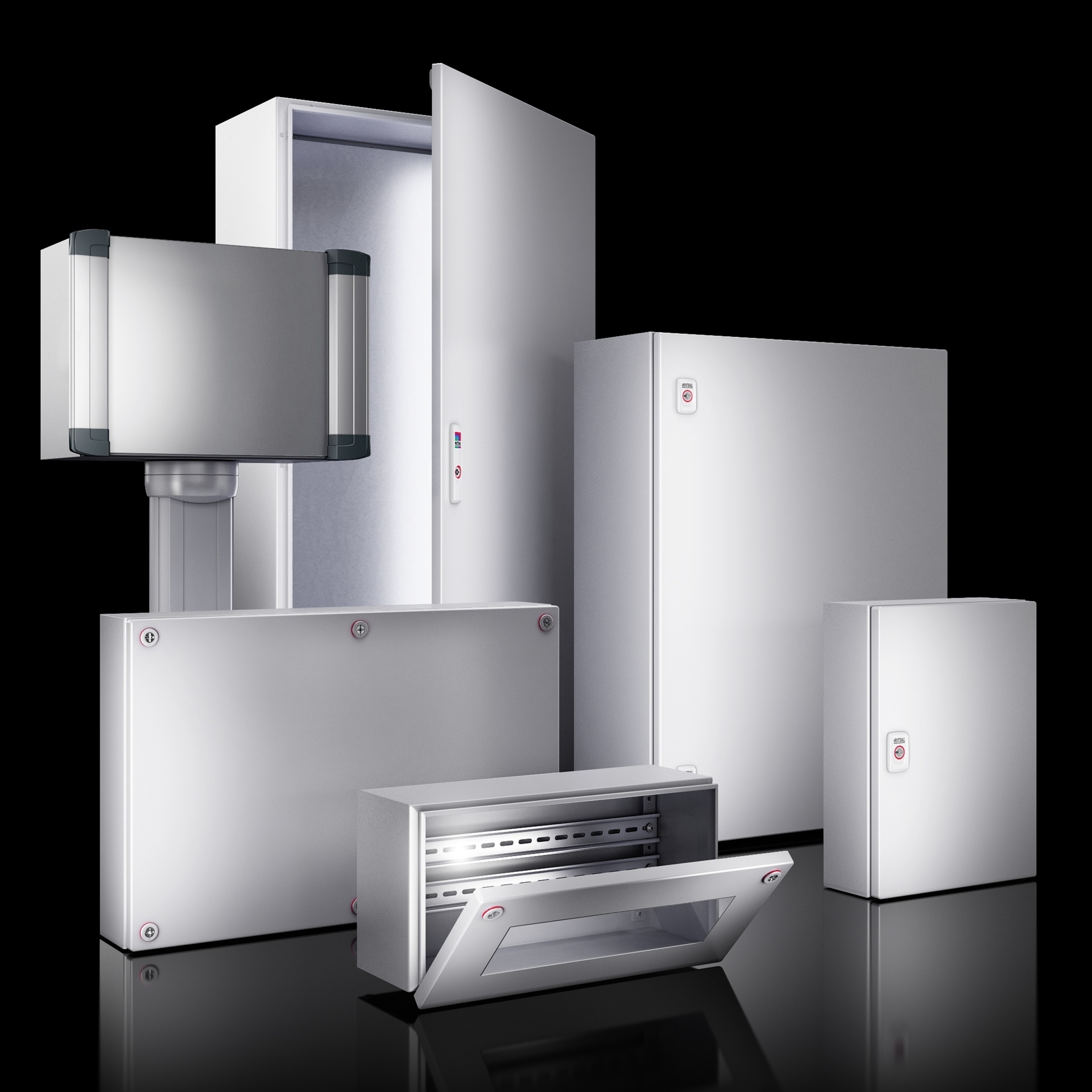 Tablouri electrice compacte Rittal AX si cutii mici KX