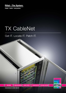 Platforma de rack-uri de retea Rittal TX CableNet - prezentare detaliata