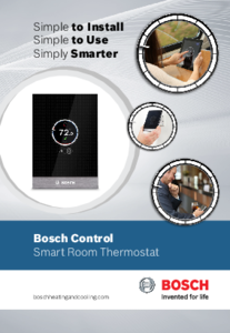 Termostat de camera Bosch Control CT100 - prezentare detaliata