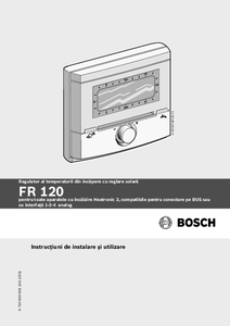 Termostat de camera Bosch FR120
<BR>Instructiuni de instalare si utilizare - instructiuni de montaj