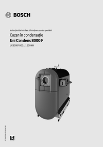 Cazan in condensare cu combustibil lichid/gaz Uni Condens 8000 F 800-1200 kW
<BR>Instructiuni de instalare si intretinere pentru specialist - instructiuni de montaj