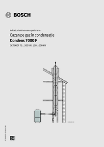 Cazan in condensare cu gaz Condens 7000 F (75-300 kW; 150-600 kW)
<BR>Indicatii privind evacuarea gazelor arse - ghid de proiectare
