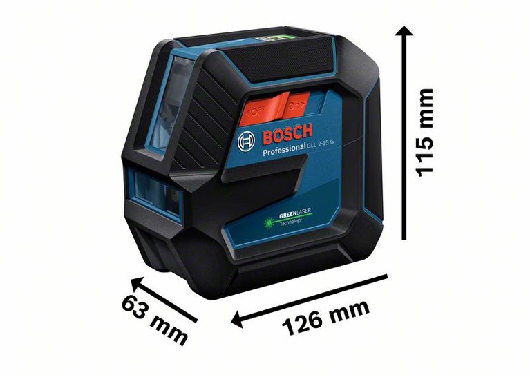 Nivela laser cu linii Bosch GLL 2-15 G Professional