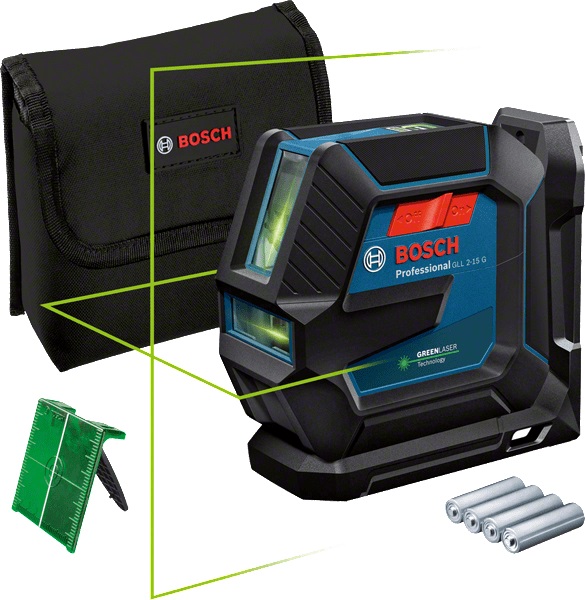Nivela laser cu linii Bosch GLL 2-15 G Professional