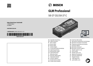 Telemetru cu laser Bosch GLM 50-27 C Professional - instructiuni de montaj
