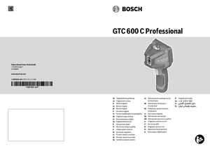 Camera cu termoviziune Bosch GTC 600 C Professional - instructiuni de montaj