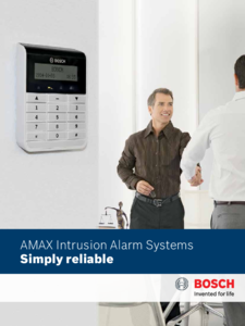Sistem de alarma antiefractie Bosch AMAX - prezentare generala