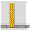 Perete de compartimentare - Dubla placare, dubla structura - ISOVER Piano - detalii CAD