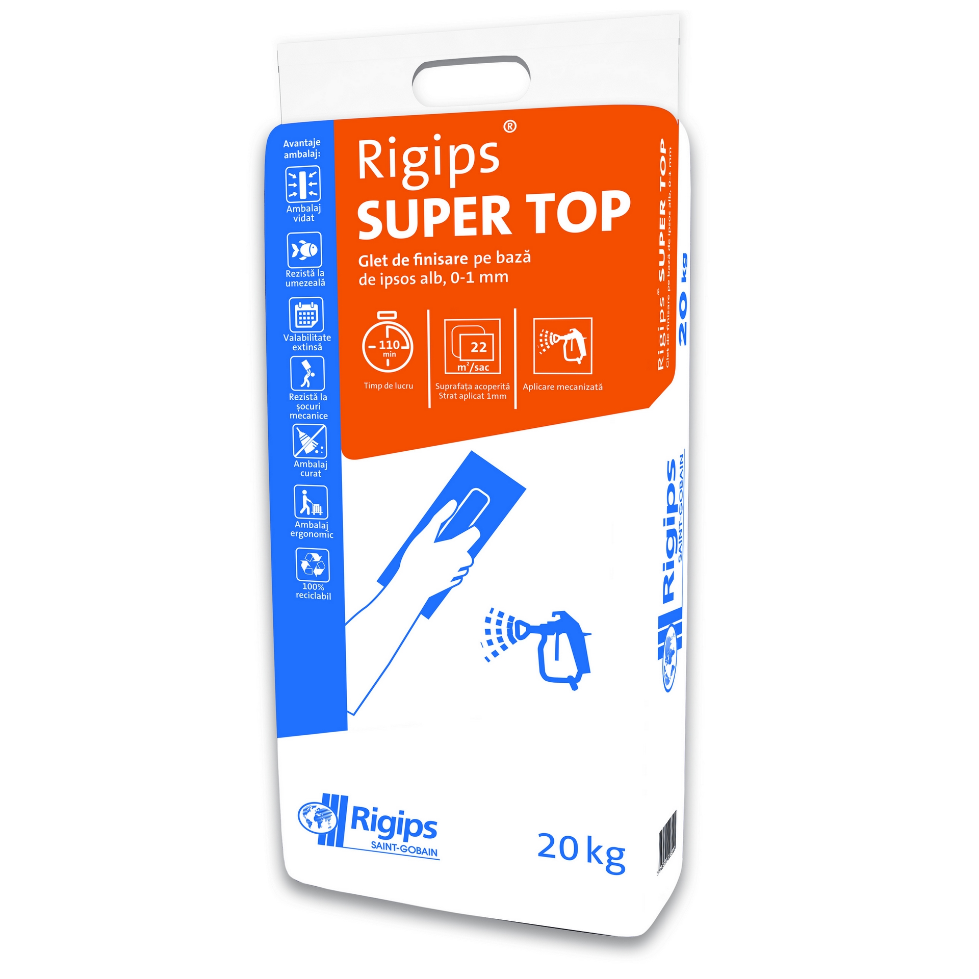 Glet de finisare Rigips® SUPER TOP