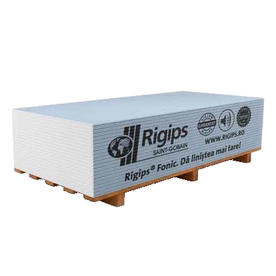 Rigips® Fonic, placi de gips-carton pentru izolare acustica