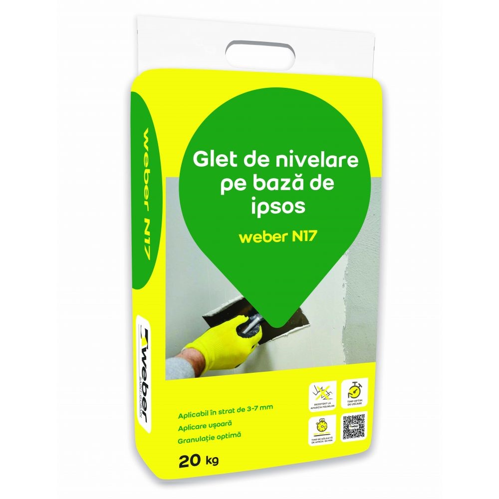 weber N17 - glet alb pentru egalizare