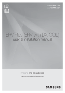 Pompa de caldura Samsung ERV Plus - instructiuni de montaj