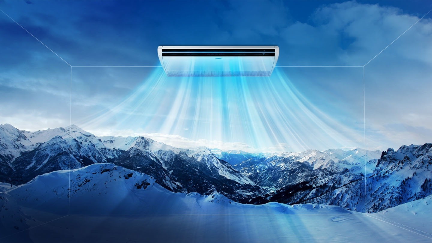 Unitate de aer conditionat de tavan Samsung cu capacitate mare