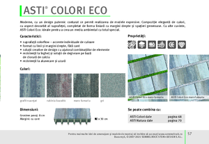 Pavaje ASTI® Colori Eco - prezentare generala