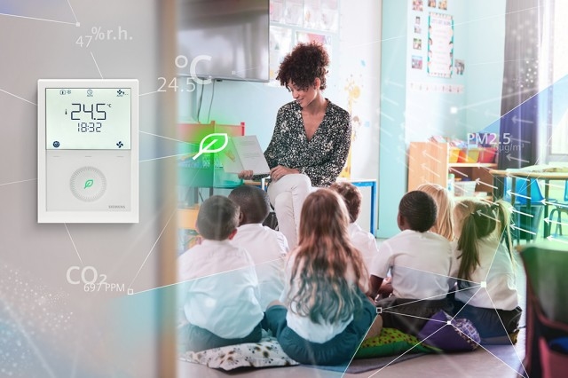Termostat de camera inteligent Siemens RDG200 cu comunicatii KNX